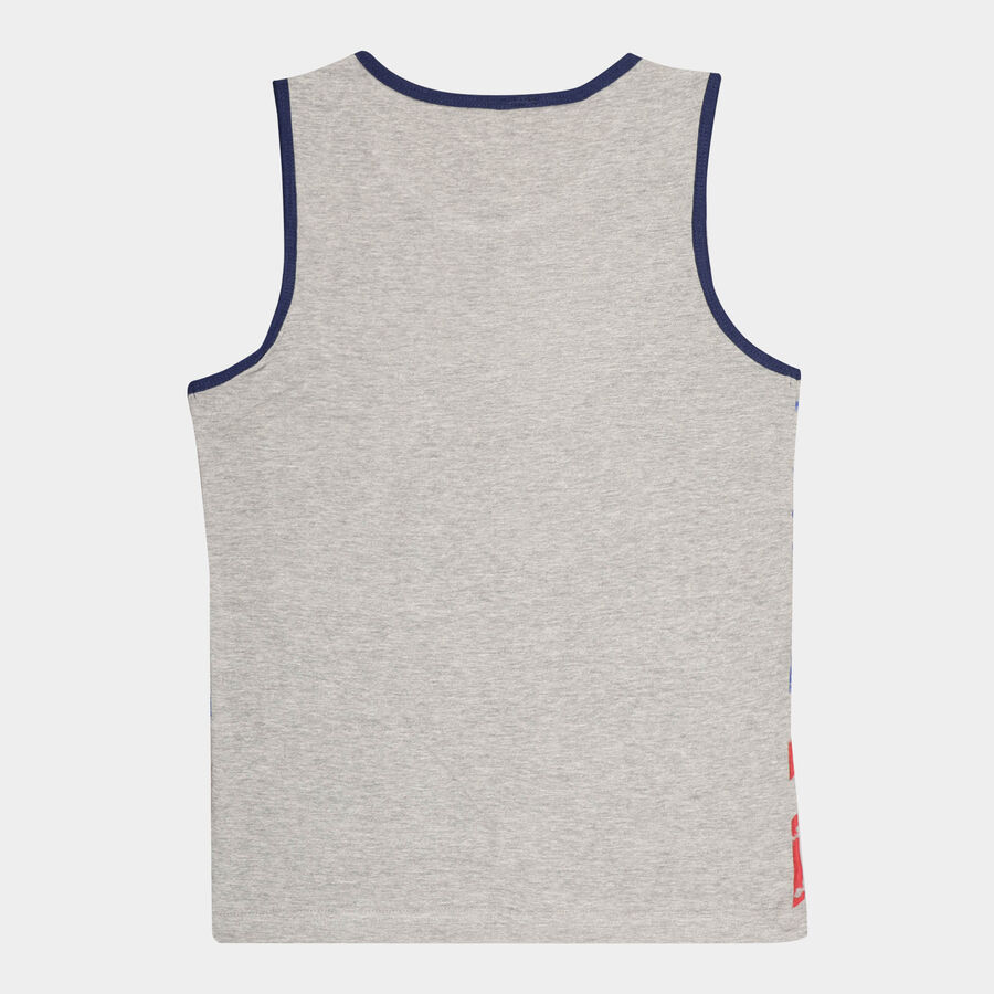 Boys All Over Print T-Shirt, मिश्रित हल्का ग्रे, large image number null