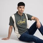 Men Light Green Polo Neck Polo T-Shirt, Light Green, small