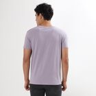 Men's 100% Cotton Round Neck Half Sleeves T-Shirt , Lilac, small image number null