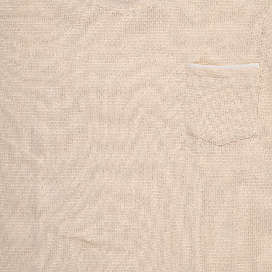 Boys' Off-White Cotton Round Neck Casual T-Shirt, ऑफ व्हाइट, large