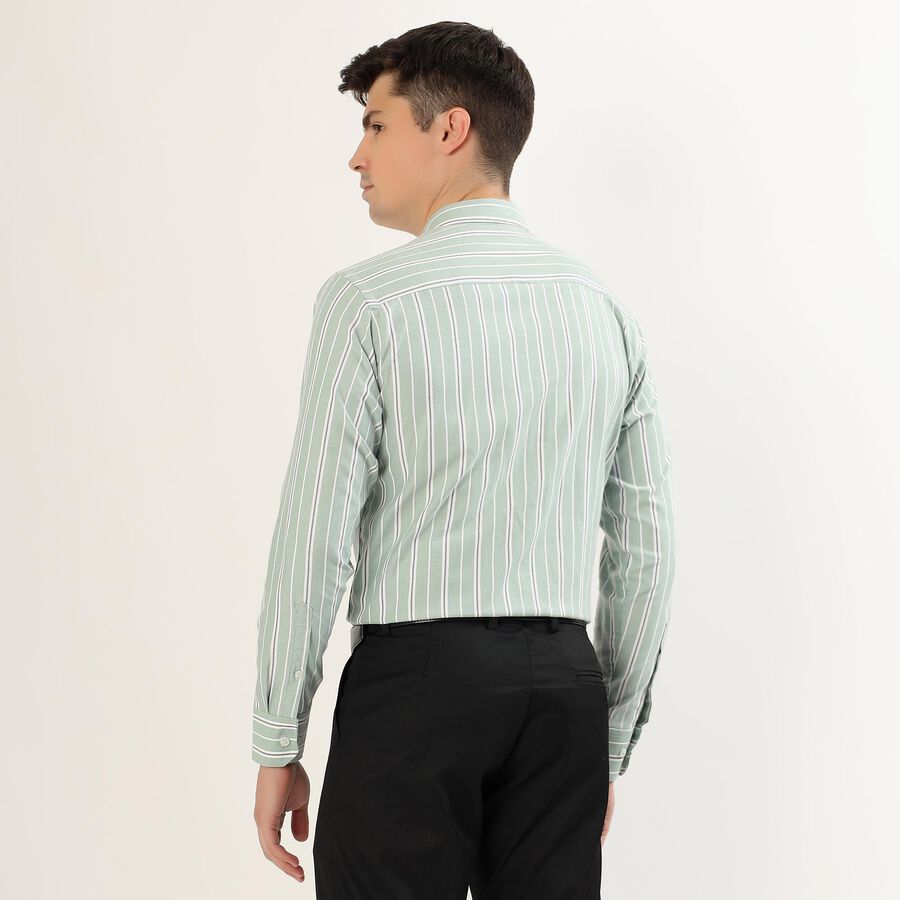 Men's Muted Sage Green Button Down Classic Formal Shirt, हल्का हरा, large image number null