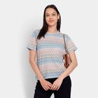 Ladies' Round Neck T-Shirt, हल्का हरा, small image number null