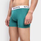 Men's 100% Cotton Trunks , Dark Green, small