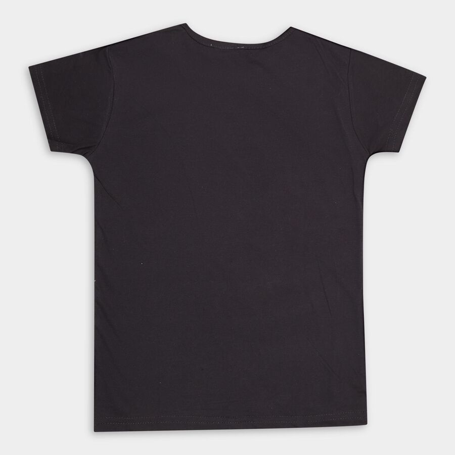 Girls' T-Shirt , Charcoal, large image number null