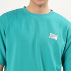 Men's Drifit T-Shirt, Teal Blue, small