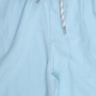 Boys' Navy Blue Regular Fit Cotton Blend Bermuda Shorts, हल्का नीला, small