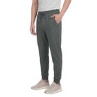 Men's Green Regular Fit Cuffed Track Pants, हल्का हरा, small