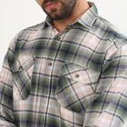 Men's Muted Sage Green Classic Casual Shirt, गहरा हरा, small image number null