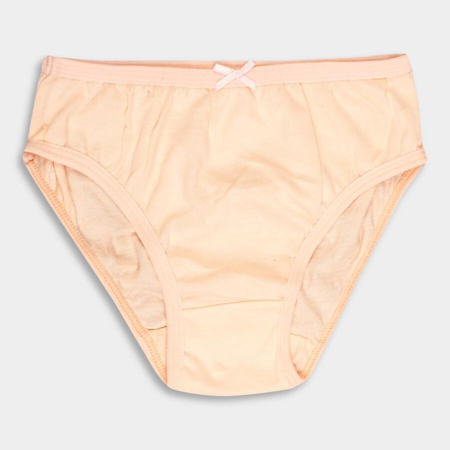 Girls' Cotton Panty, White, large image number null