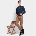 Men's Formal Shirt , Teal Blue, small image number null