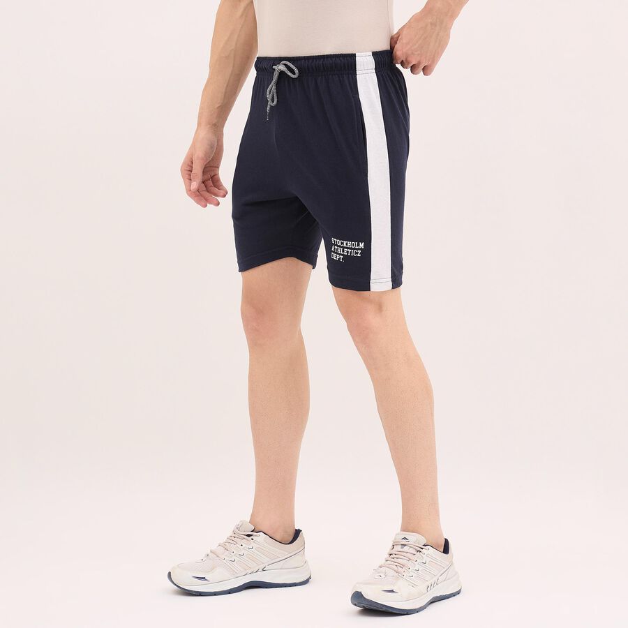 Men's Basic Bermuda , Navy Blue, large image number null