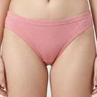 Women's Lilac Regular Fit Solid Panty, लाइलेक, small