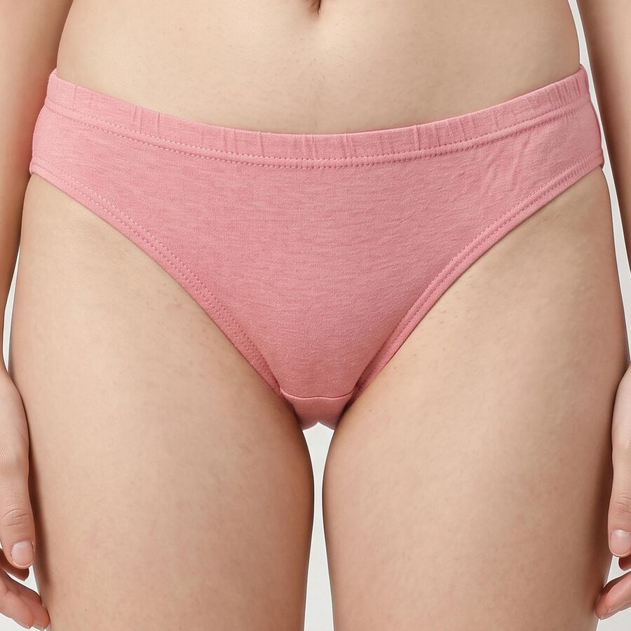 Women's Lilac Regular Fit Solid Panty, लाइलेक, large
