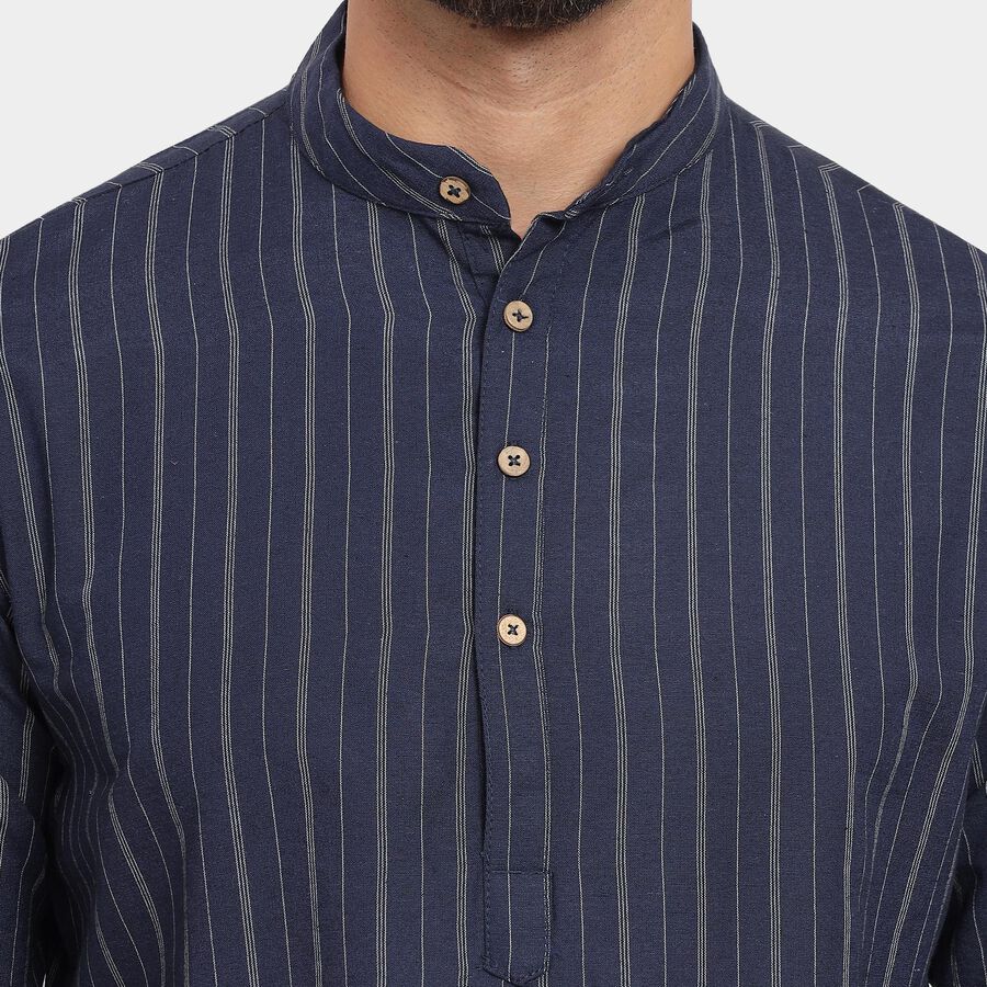 Men's Kurta , Navy Blue, large image number null