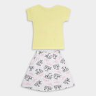 Girls' Top Skirt , Yellow, small image number null