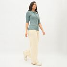 Women's Light Dusty Blue Classic Shirt, Light Blue, small