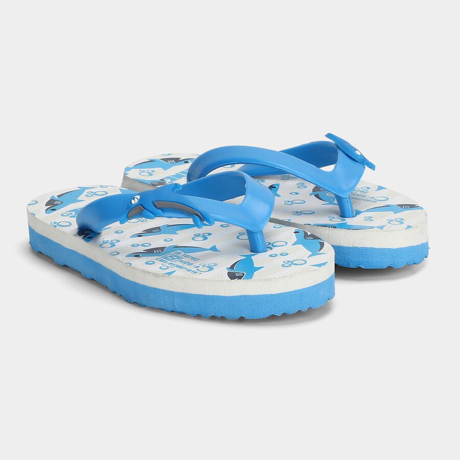 Boys' Slipper, नीला, large