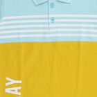 Boys Muted Mustard Green Cotton Round Neck Casual Half Sleeve T-Shirt, मस्टर्ड, small