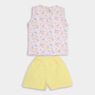 Infant Girls' 100% Cotton Short Set , Yellow, small image number null