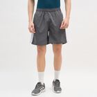 Men's Dark Steel Grey Regular Fit Sports Bermuda Shorts, Light Grey, small