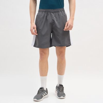 Men's Dark Steel Grey Regular Fit Sports Bermuda Shorts