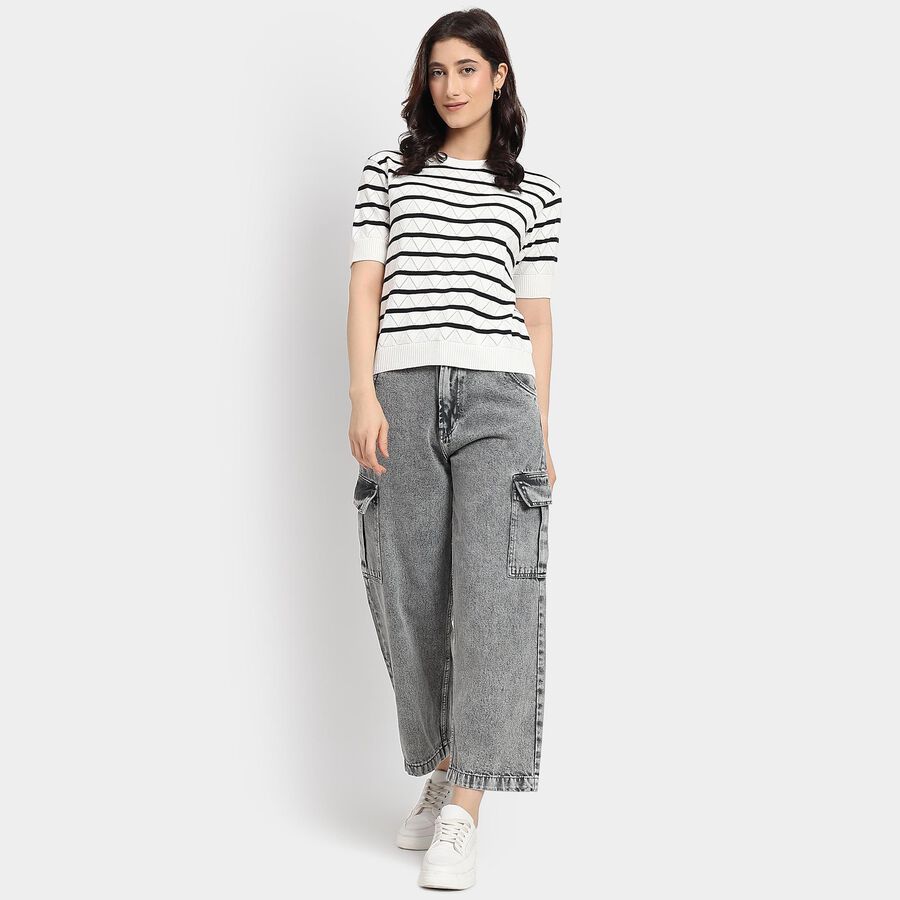 Ladies' Jeans, हल्का ग्रे, large image number null