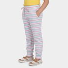 Girls Light Green Regular Fit Solid Sleep Pyjama, हल्का हरा, small