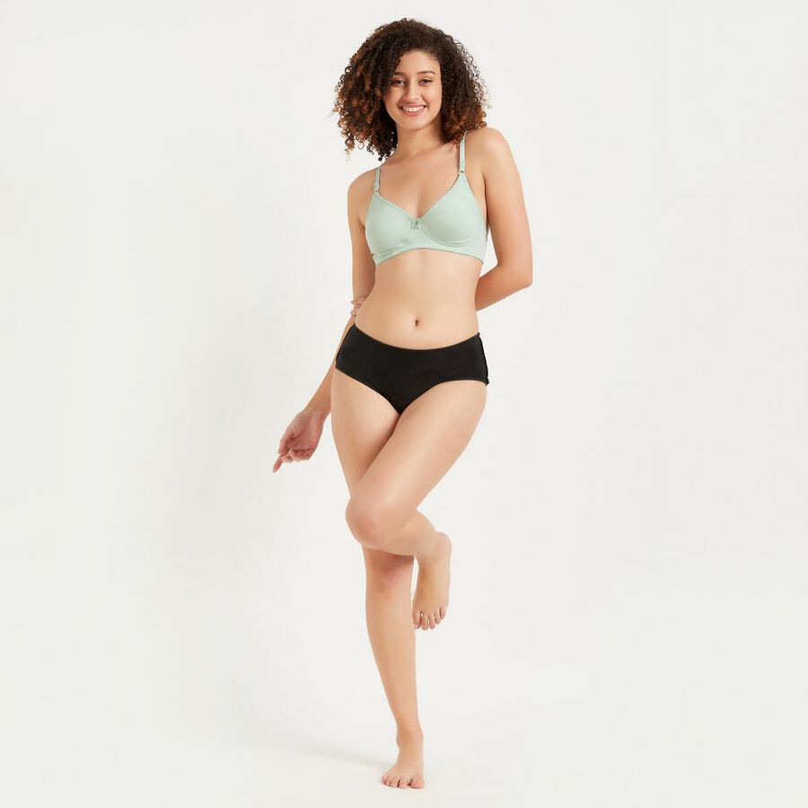 Ladies' Non-Padded Bra, Light Green, large image number null