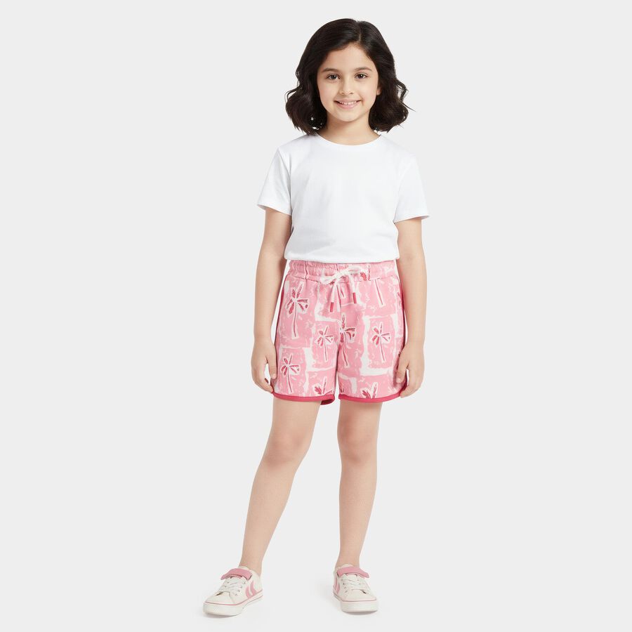 Girls' Shorts, Light Pink, large