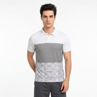Men's White Crew Neck Regular Drifit T-Shirt