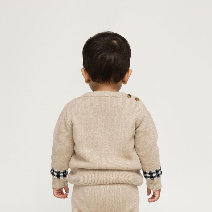 Infants' Pullover, Beige, large image number null