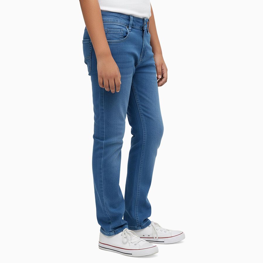 Boys' Jeans, मध्यम नीला, large image number null