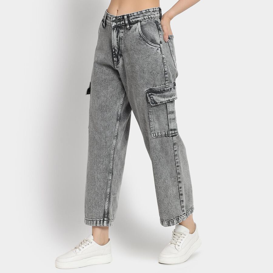 Ladies' Jeans, हल्का ग्रे, large image number null