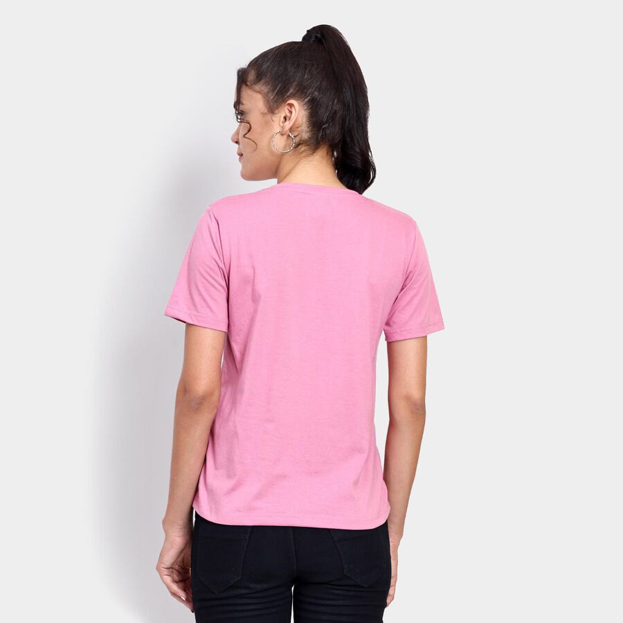 Ladies' Round Neck T-Shirt , Purple, large image number null