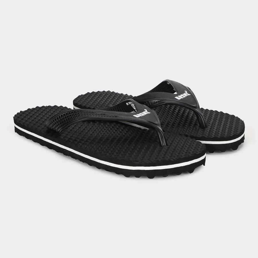 Men's Olive Slip-On Flip-Flops, Olive, large