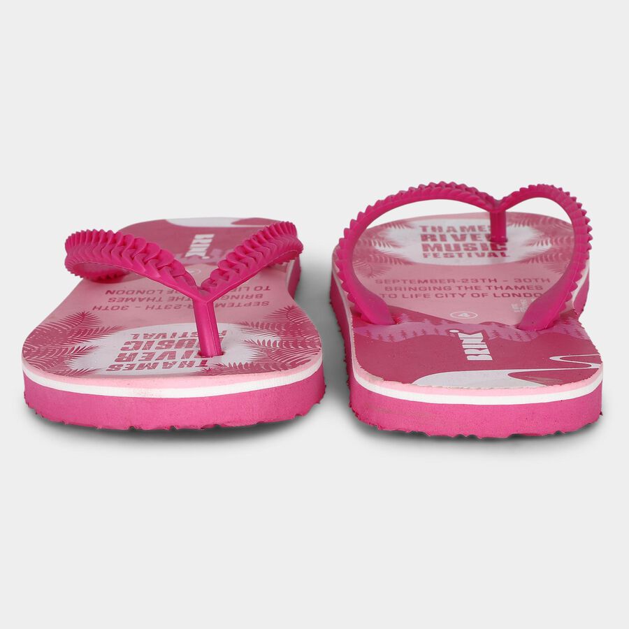 Women's Pink Slip-On Sliders, गुलाबी, large