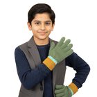 Boys' Gloves, हल्का हरा, small image number null