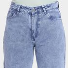 Ladies' 100% Cotton Jeans , Mid Blue, small image number null