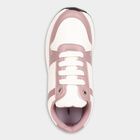 Ladies' Lace Up Shoes, Pink, small image number null