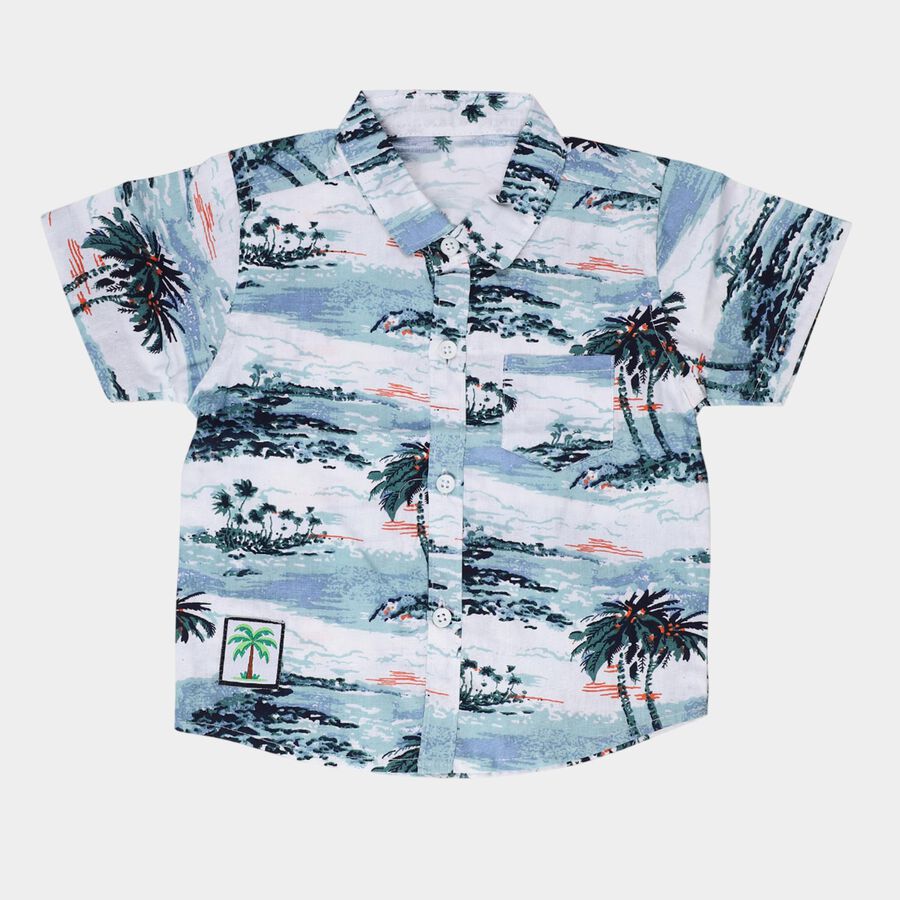 Infants' Shirt, Light Blue, large