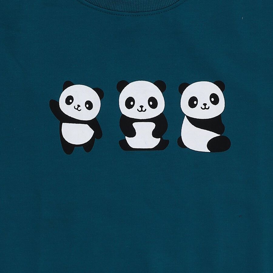 Girls' Sweatshirt, Dark Green, large image number null