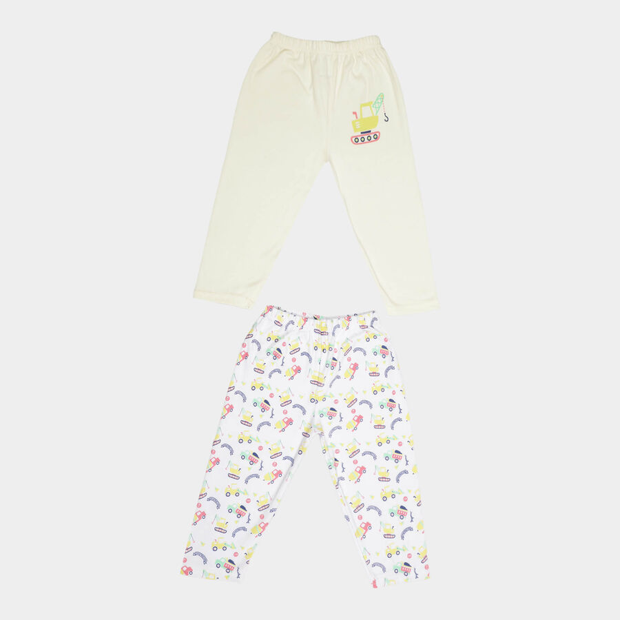 Infants Printed Pyjama, Yellow, large image number null