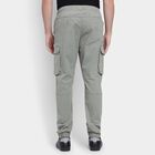 Men's Slim Fit Casual Trousers, Light Green, small