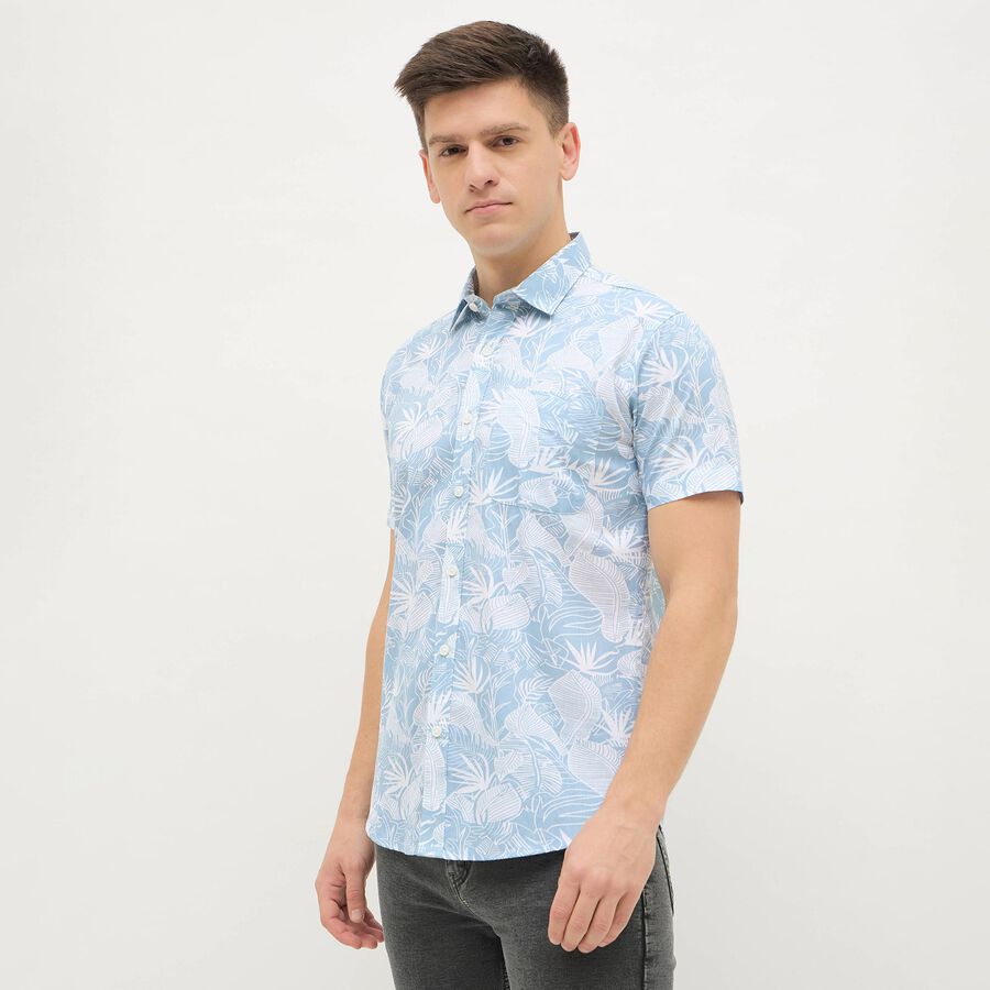 Men's Casual Shirt, हल्का नीला, large image number null