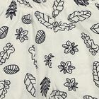 Girls' Off White Regular Fit Printed Shorts, ऑफ व्हाइट, small