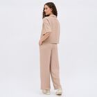 Women's Beige Printed Co-ord Set, Beige, small