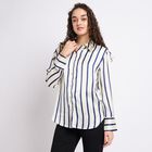 Ladies' Shirt, नेवी ब्लू, small