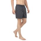 Men's Navy Blue Classic Fit Solid Boxers, Navy Blue, small