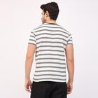Men's Round Neck Half Sleeves T-Shirt, सफ़ेद, small image number null