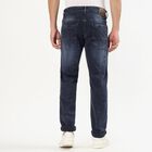 Women's Dark Indigo Slim Fit Five-Pocket Jeans, Dark Blue, small image number null